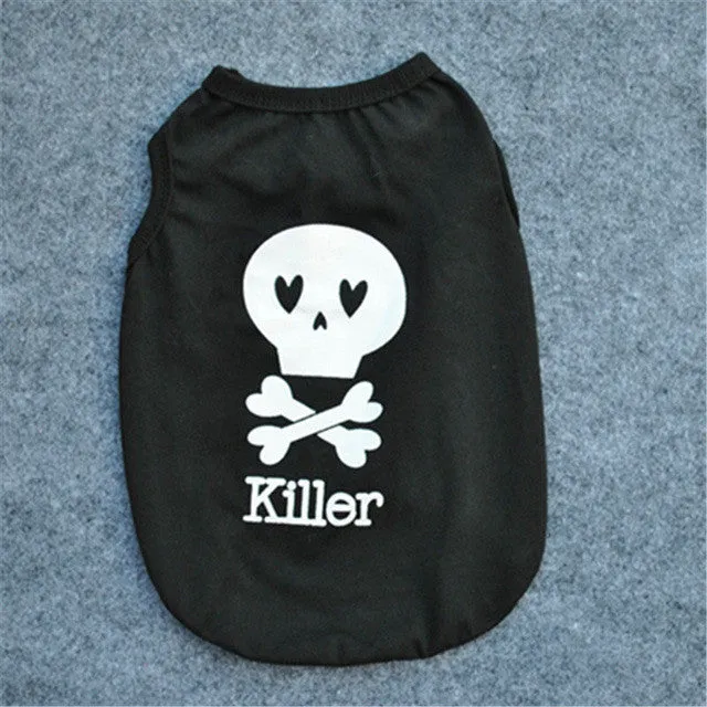 Summer Pets Puppy Small Dog Cat Pet Clothes New Tank Vest T Shirt Apparel Costumes LH8s