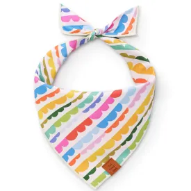 The Foggy Dog Bandana - Scallop Stripe