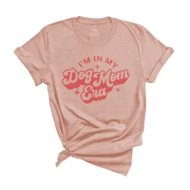 The Pet Foundry Dog Mom Era T-Shirt Heather Prism Peach