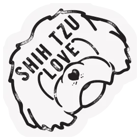 The Pet Foundry Shih Tzu Love Vinyl Sticker
