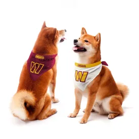Washington Commanders Home and Away Pet Bandana Set