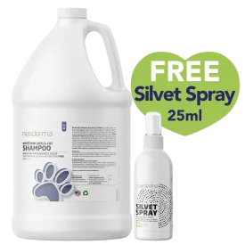 Whitening Shampoo Gallon with Free Silvet Spray 25ml by Nexderma