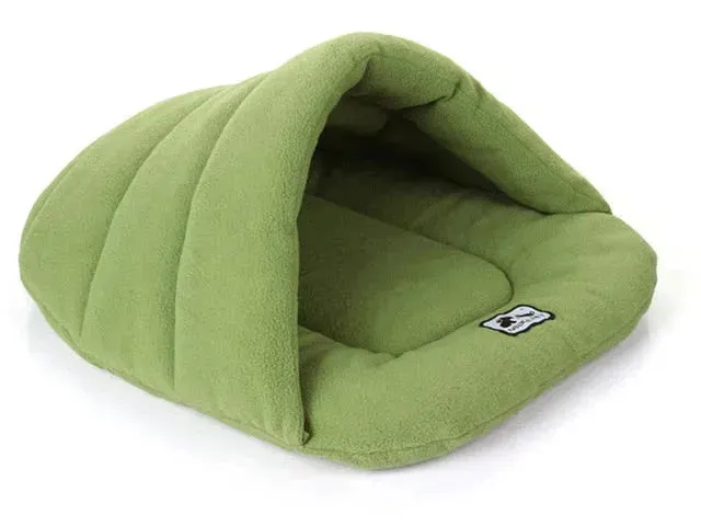 Winter Warm Slippers Style Dog Bed – Soft & Cozy Pet Cushion for Dogs and Cats