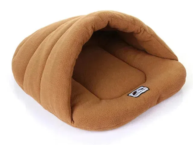 Winter Warm Slippers Style Dog Bed – Soft & Cozy Pet Cushion for Dogs and Cats
