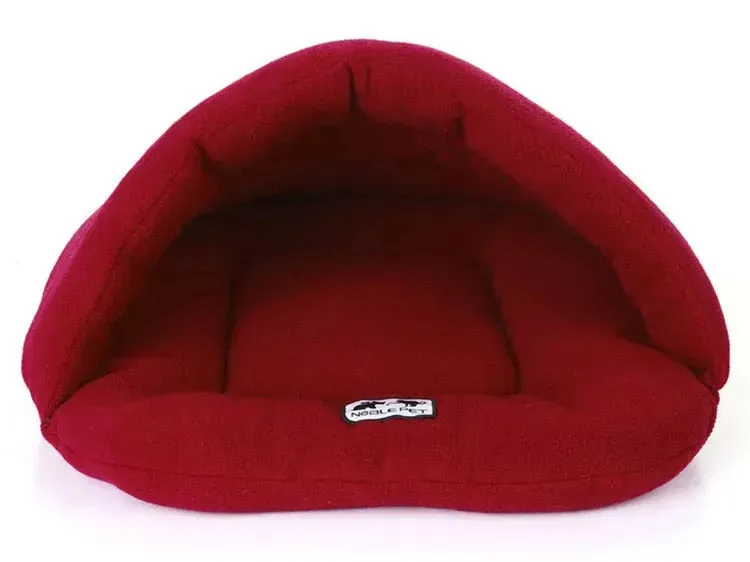 Winter Warm Slippers Style Dog Bed – Soft & Cozy Pet Cushion for Dogs and Cats