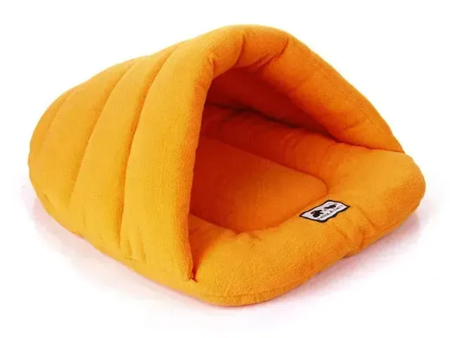 Winter Warm Slippers Style Dog Bed – Soft & Cozy Pet Cushion for Dogs and Cats