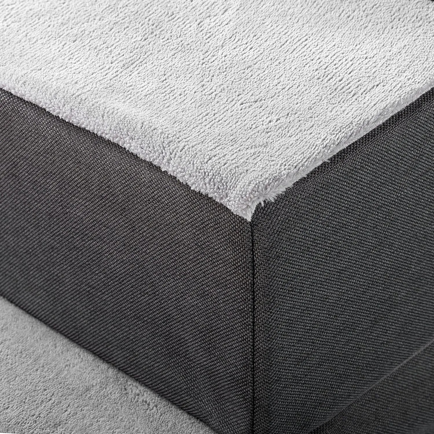 ZINUS Easy Pet Stairs, Pet Ramp, Pet Ladder, X-small, Grey